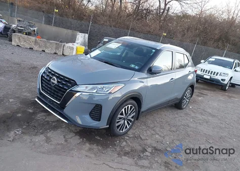 2022 Nissan Kicks Sv Xtronic Cvt from USA, damaged, VIN 3N1CP5CV6NL527177